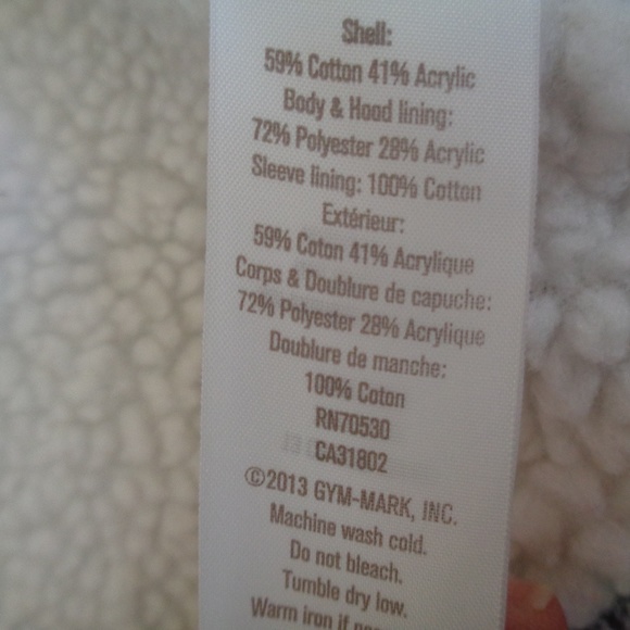 Crazy 8 grey cable knit sherpa lined zip hoodie 2T - Picture 5 of 5